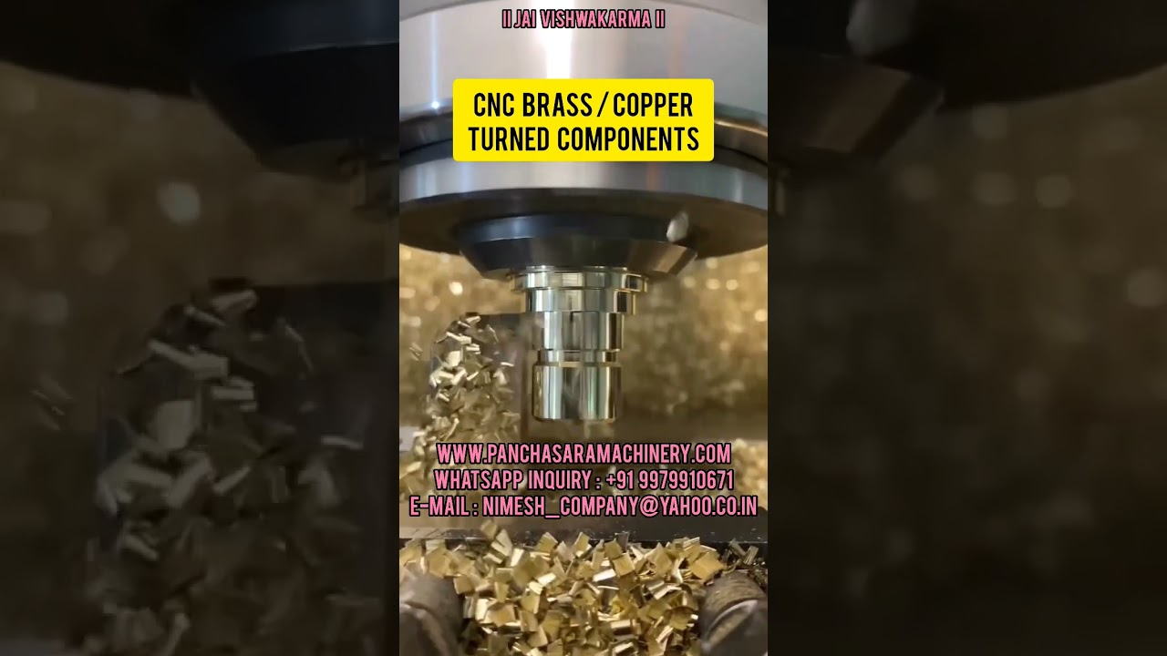 CNC BRASS / COPPER TURNED COMPONENTS 