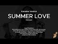 Denyque Summer Love Karaoke Version 