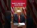 Donald Trump Set To Attend NBA Finals? Big Hint During Cabinet Meeting | Top News | ET Now