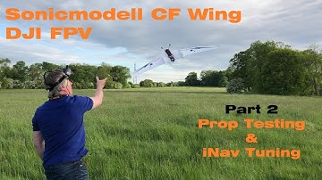 Sonicmodell CF Wing with DJI FPV