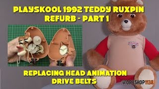 Playskool 1992 Teddy Ruxpin Refurb 1 - Head Animation Drive Belts