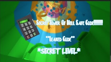[ROBLOX] Tower Of Hell *opening vault + code*