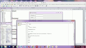 Praktikum Delphi : Cara Membuat Program Aplikasi Sederhana Persegi Panjang