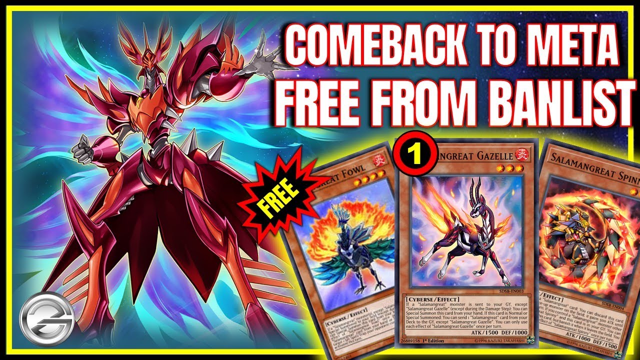 Salamangreat Deck Returns with Firepower After Banlist | Duel Links