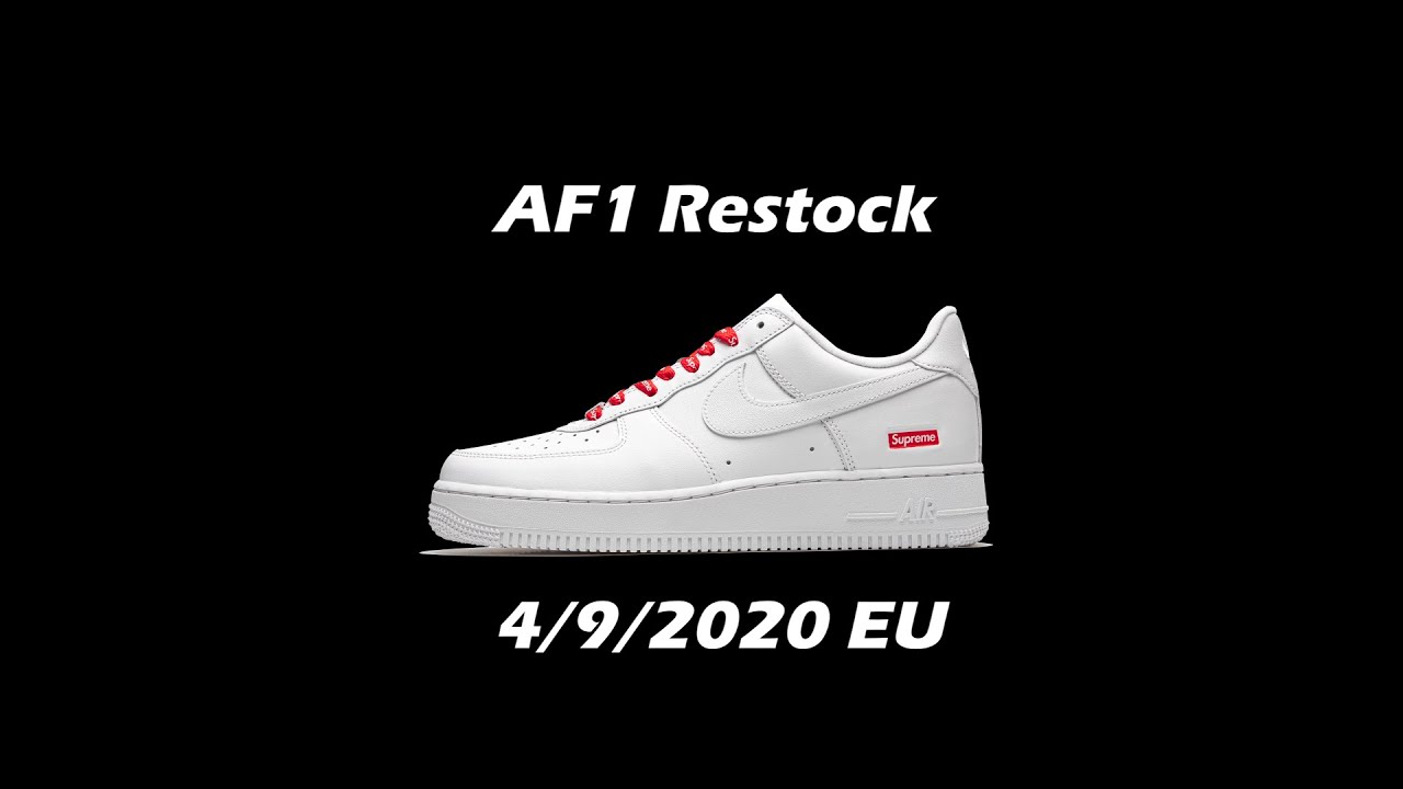 Supreme Air Force 1 Mekpreme Livecop 9-4-2021