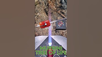 Lampwork Glass Beads:  Murrini Tree of Life