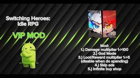 Switching Heroes: Idle RPG [VIP Mod]