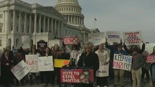 Rep. Santos facing House ethics probe as constituents call for resignation