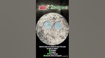 Fake ₹2 coin alert!Got scammed today Don’t fall for it.Watchfullvideo. #FakeCoin #ScamAlert #BeAware