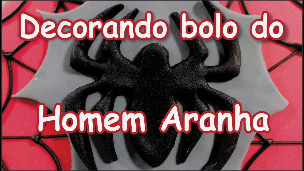 [PASSO A PASSO] Como fazer a decoração de um bolo em pasta americana do Homem Aranha