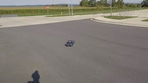 Arrma infraction V2 handbrake demonstration