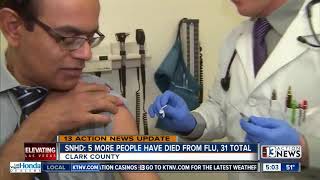 SNHD: 5 more people have died from flu in Clark County