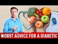 Worst Advice Given To Diabetics - Dr Berg on High Blood Sugar & Insulin
