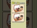 【間違い探し】ドーナツ　「ミスドのポンデリングが食べたい」　#脳トレ #間違い探し