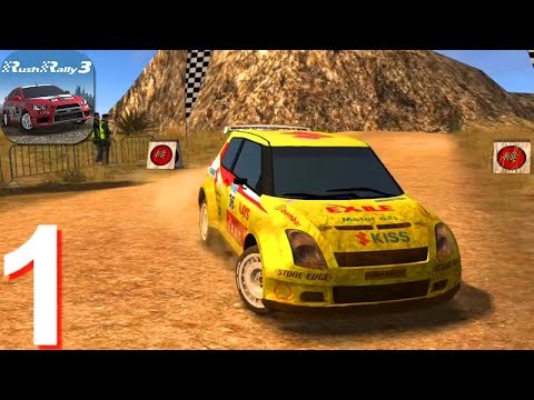 Rush Rally 3 Walkthrough Part 1 Max Settings (Android iOS Gameplay)