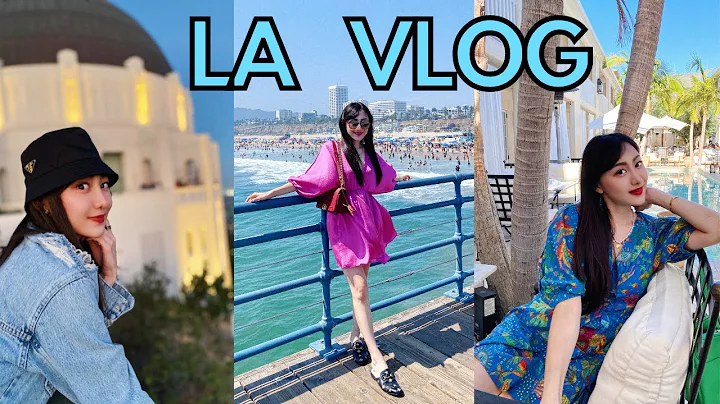 LA VLOG: Best restaurants in LA, Santa Monica, Gri...