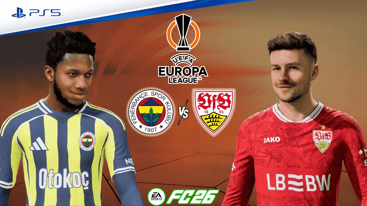 FC 26 - Fenerbahce vs. VfB Stuttgart Ft. Fred | UEFA Europa League 25/26 | Full Match | PS5™[4K]