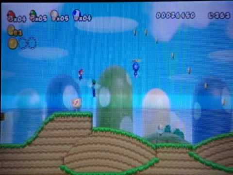 Let's Play New Super Mario Bros. Wii (Part 1): Let the 4-Player Coop Craziness Begin!