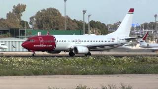 Norwegian Boeing 737-800 LN-NHG Take Off Malaga LEMG