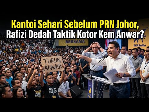 Malam Sebelum PRN Johor,  Rafizi Dedah Plot Rahsia Anwar Yang Ramai Tak Tahu!