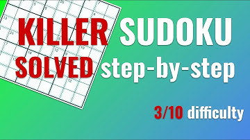Killer Sudoku solved! (3/10 difficulty, Wednesday 20th Jan 