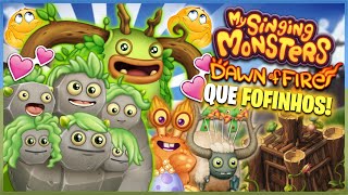 MOLEQU-ENT E BANDA-DE-ROCHA BEBÊS SÃO FOFINHOS DEMAIS! NOVO CASTELO! | My Singing Monsters: Dof #15