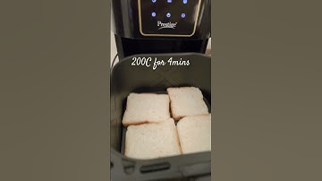 How to toast bread in air fryer                        #airfryer #airfryerrecipes #airfryerreview