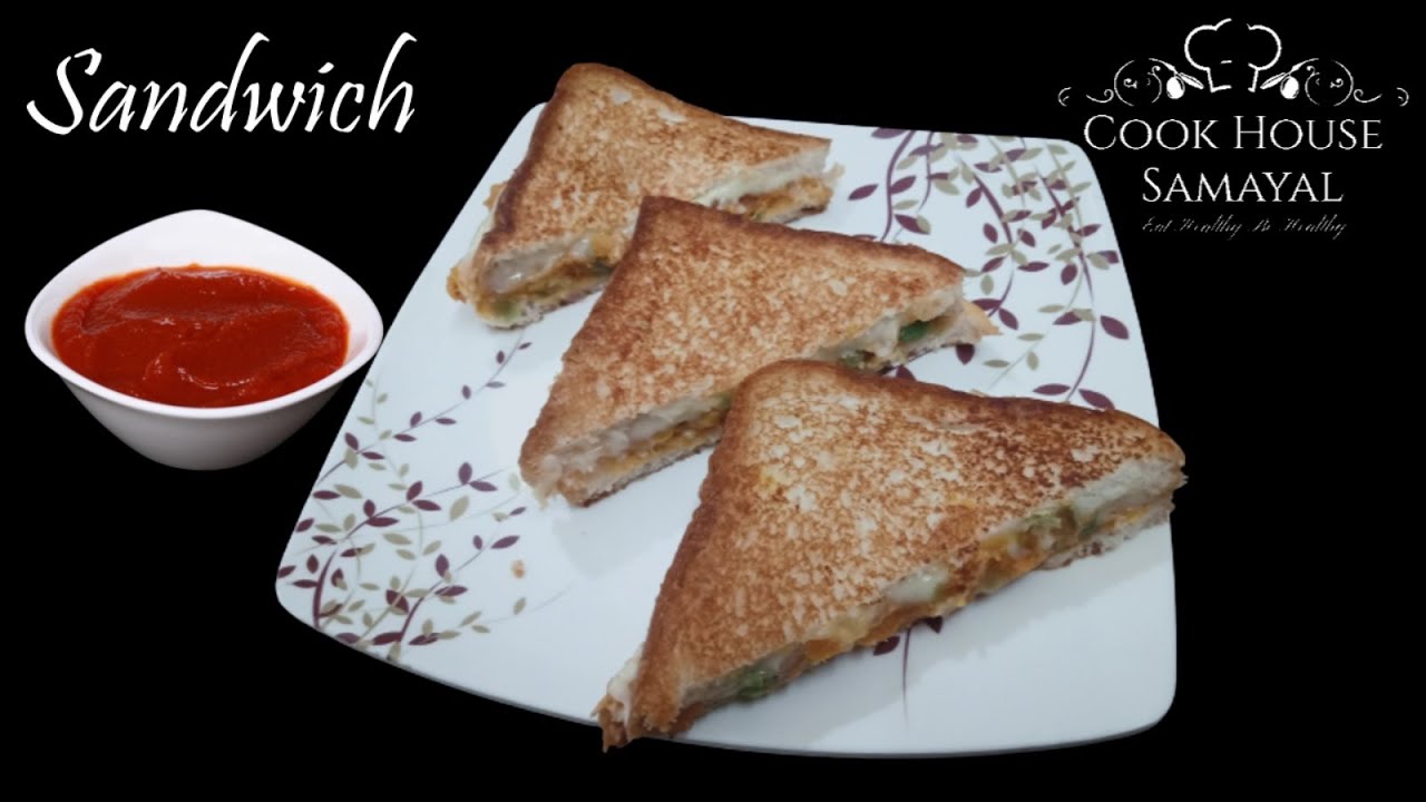 SandwichSandwich recipe in Tamil Veg sandwich Vegetable sandwich