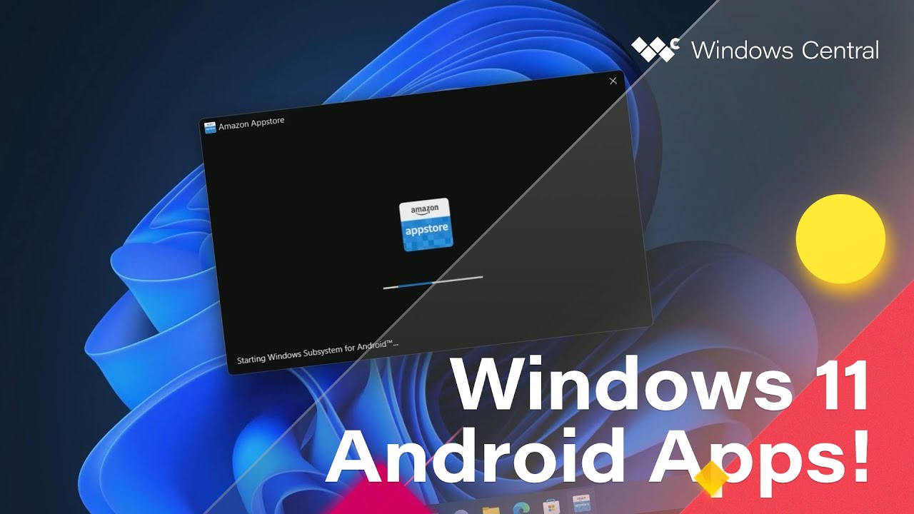 First Look: Android App Support on Windows 11 -... - youtube