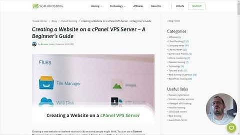 ScalaHosting - Creating a Website on a cPanel VPS Server – A Beginner’s Guide