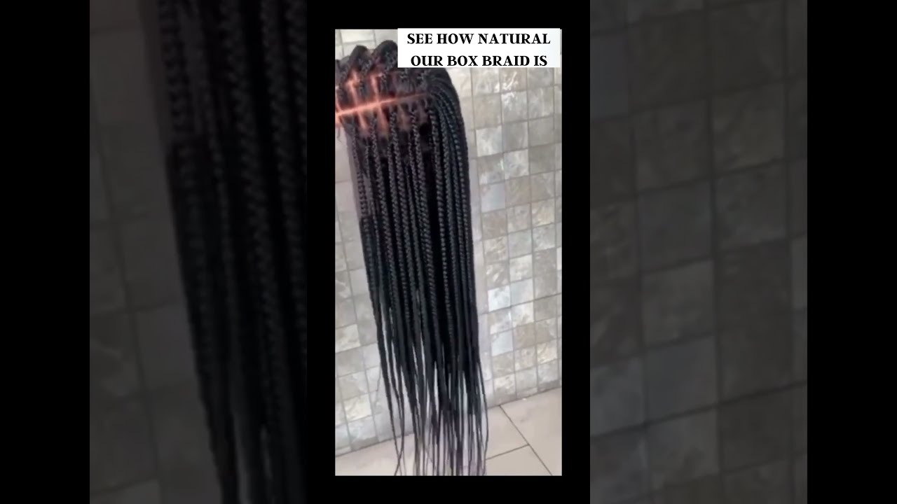 Get This Natural, Neat and Sleek Box Braid Wig Today | Free Shipping 