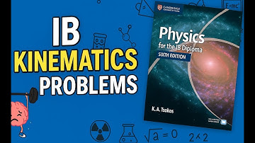 IB Physics SL – Kinematics Exam Questions Solved (Part 1)