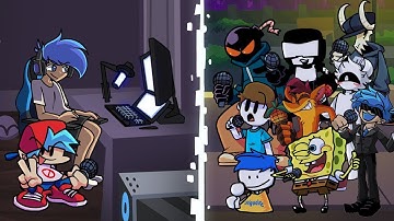 Split But Different Characters Sing It 🎤 FNF Everyone Sings Split