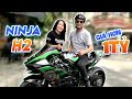 Nghệ Sĩ Tiết Cương được biker Vy Nguyễn cho review Moto Ninja H2 đỉnh nhất của Kawasaki