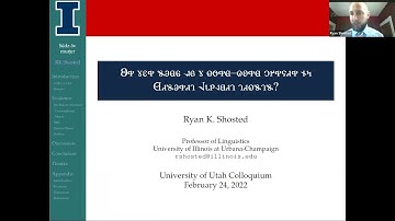 Dr. Ryan Shosted: Are there traces of the cord-card merger in Deseret Alphabet texts?