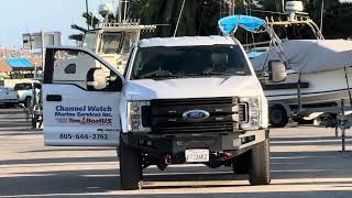 Rare Channel Watch Marine Service Harbor 1 Harb1 Onscene A Boat Fire First Catch