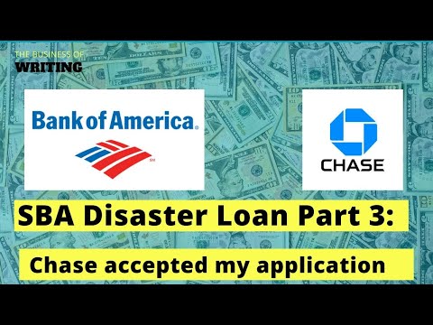 How I submitted my PPP application with Chase Bank for the SBA disaster loan.