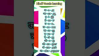 Vovels in Hindi | Hindi Alphabet | Step 02 | #hindi