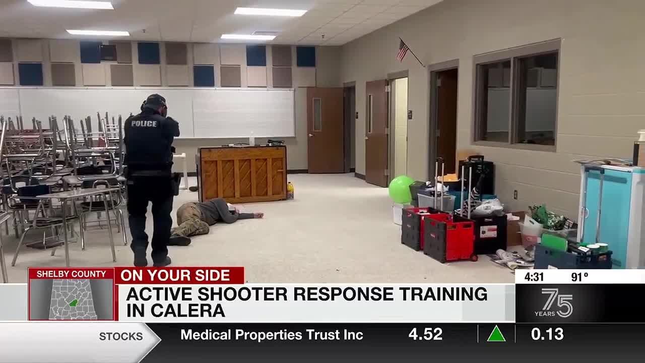 Active shooter response training in Calera - YouTube