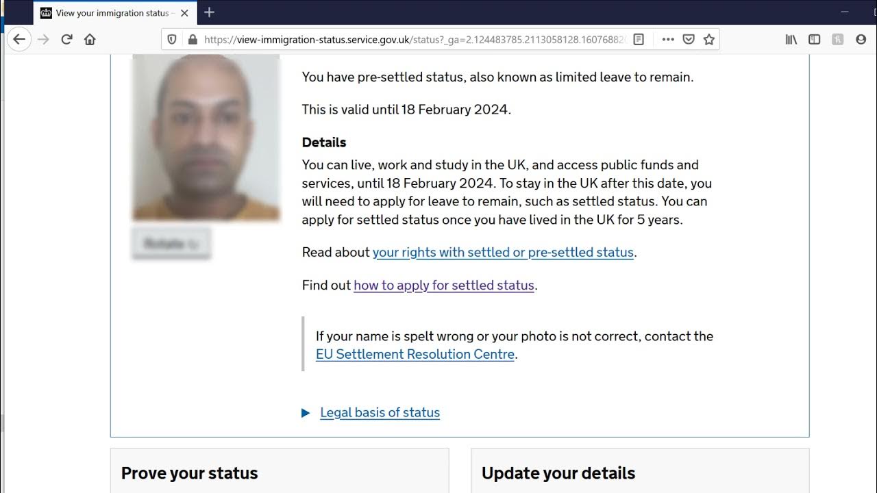 Easy way to view and prove your immigration status in the uk youtube