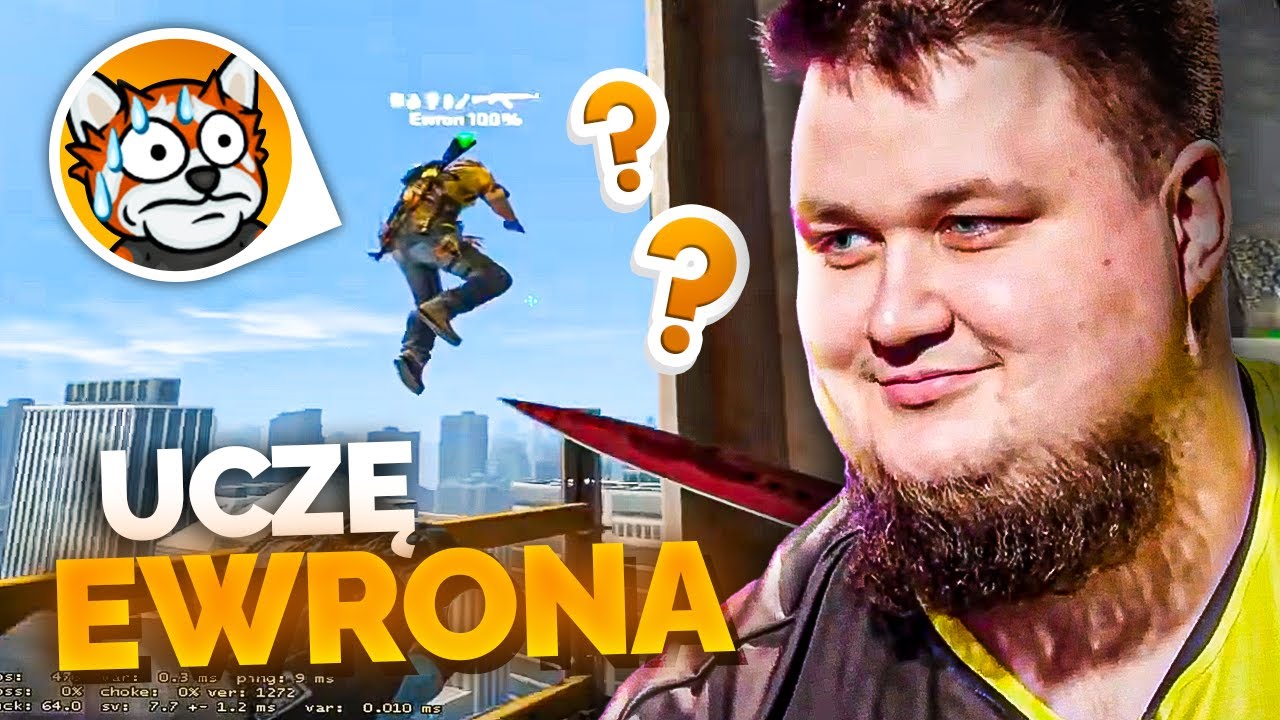 UCZĘ EWRONA GRAĆ w CS:GO 😆