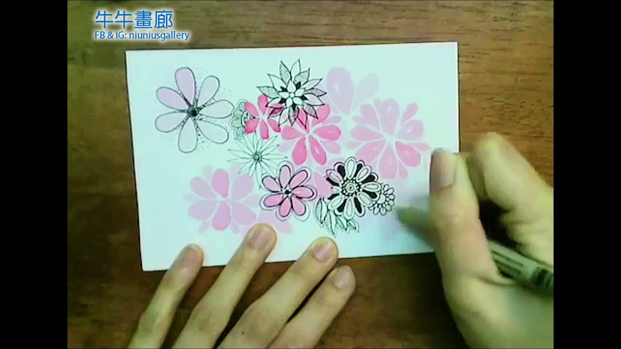 Draw with me Zentangle Tutorial #59 Shorts by Niuniu's Gallery