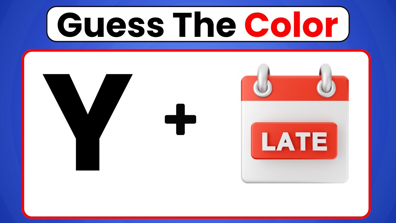 Can You Guess The Color by Emojis !! Guess The Color !! Color Emoji Quiz
