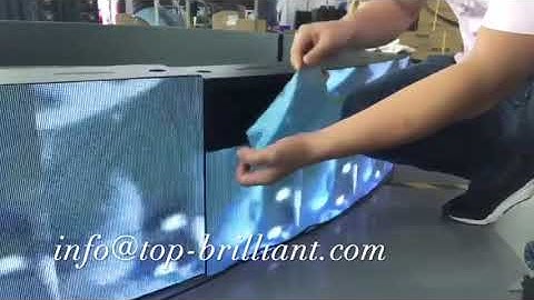 P2.5 p3 p4 soft flexible led display module led panel soft led video wall screen