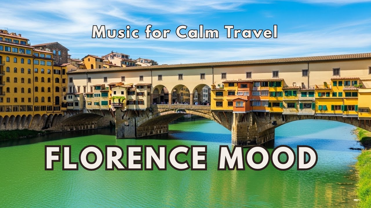 Relaxing Piano for Study & Work | Florence Italy 4K Ambience