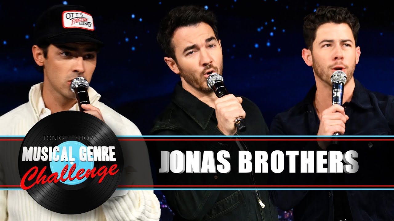 Musical Genre Challenge with the Jonas Brothers | The Tonight Show Starring Jimmy Fallon