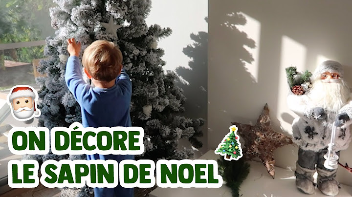ON DÉCORE LE SAPIN DE NOËL