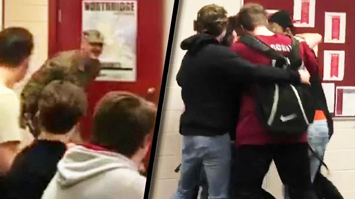 Students Flip Out When Coach Surprises Them Upon Return From Afghanistan - DayDayNews