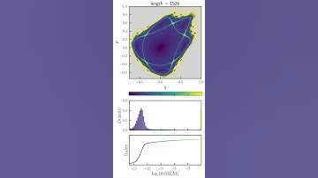 REM chaos indicator scan for 2D symplectic mapping