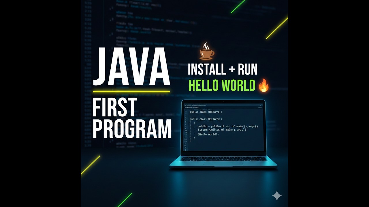 How to do Java Installation & First Hello World Program | Step by step ...
